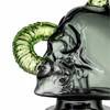 skull with worm close up side