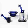 Jane West Twenties Collection Bong Dab Rig: Cobalt