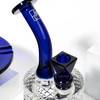 Jane West Twenties Collection Bong Dab Rig: Cobalt