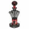 6.5" Wig Wag Smoke Recycler Dab Rig: Black and Red