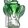 8" Wig Wag Recycler Dab Rig Kit: Green - American Glass