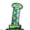 8" Wig Wag Recycler Dab Rig Kit: Green - American Glass