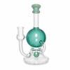 Freeze Rig: 8" Glycerin Recycler Dab Rig - Green