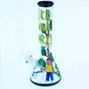 R Morty Killer Frog Hand Painted Glass Bong