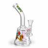 R Morty Curved Neck Wide Base 8" Rig Pink