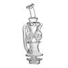 Carta Rig Glass: Triple Donut Recycler Glass Top - Clear