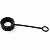 Silicone Carb Cap Tether: Black - VapeBrat