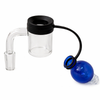 Silicone Carb Cap Tether: Black - VapeBrat