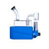 StacheProducts RIO Portable Dab Rig: Matte Blue by Stache Products 
