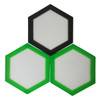  Silicone Dab Mat - 5.5x5 -Mini Silicone Mat Hexagon 