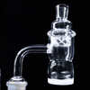 Opaque Bottom Splash Guard 14mm Male 90 Degree Banger Kit with Vortex Carb Cap, Terp Pearls, Dab Tool, & Silicone Jar