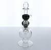  6" Conviction Glass Bong Green Colored Swirl - American Made Glass 