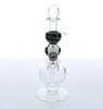  6" Conviction Glass Bong Green Colored Swirl - American Made Glass 