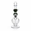 American glass dab rig green and clear glass rig