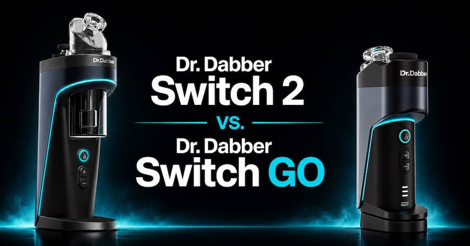 Dr. Dabber Switch 2 vs. Dr. Dabber Switch GO Electric Rigs
