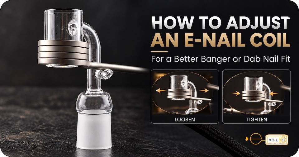 How to Adjust an E-Nail Coil for a Better Banger or Dab Nail Fit