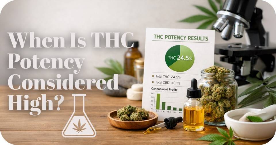 When Is THC Potency Considered High? Why THC % Matters