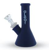 aLeaf 5" Mini Silicone Rig Heavy Duty Indestructible Water Pipe: Navy Blue 