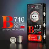  Lookah 710 Dual Hole Quartz Coil Type B - Seahorse X, Swordfish, Mini Unicorn Coil Replacement 