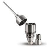 VapeBrat Enail Dab Nail Deep Dish Titanium Nail with Titanium Carb Cap 25mm - VapeBrat 