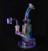 Incycler Rig - 7.5" Iridescent Dab Rig: VapeBrat ATT