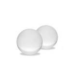 3mm Quartz Terp Pearl Banger Bead - Clear 2 Pieces
