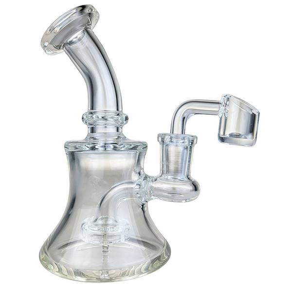 Lookah 7" Glass Water Pipe Banger Hanger Dab Rig / Bong 