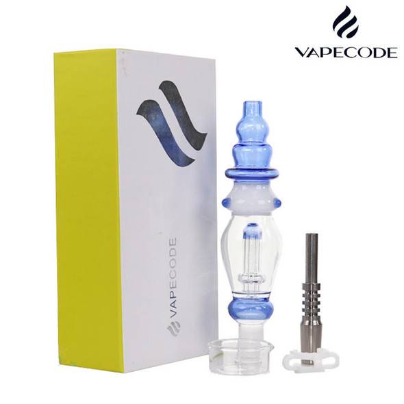  Nectar Collector Kit VapeCode 4 Piece Designer Set with Titanium 14mm Nail 
