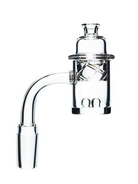 10mm Male 90 Degree Banger Kit with Terp Pearls & Vortex Carb Caps