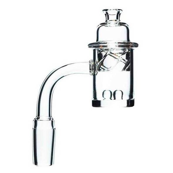 10mm Male 90 Degree Banger Kit with Terp Pearls & Vortex Carb Caps