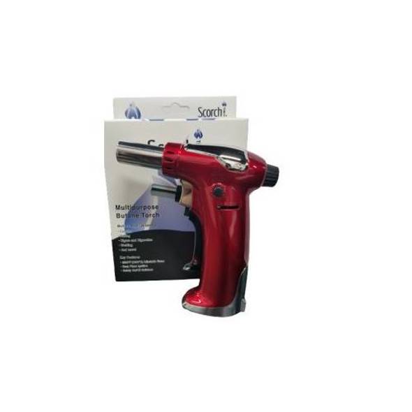  Scorch Torch Jet Flame Multipurpose Butane Torch - Red 