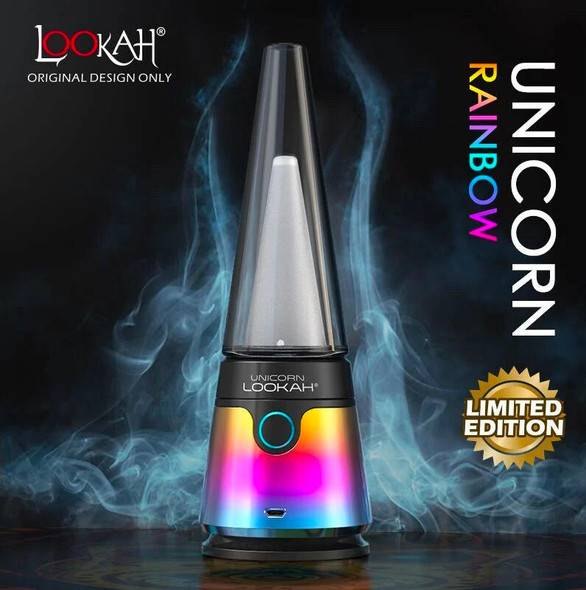  Lookah Unicorn Portable Electric Dab Rig - Limited Edition Rainbow 