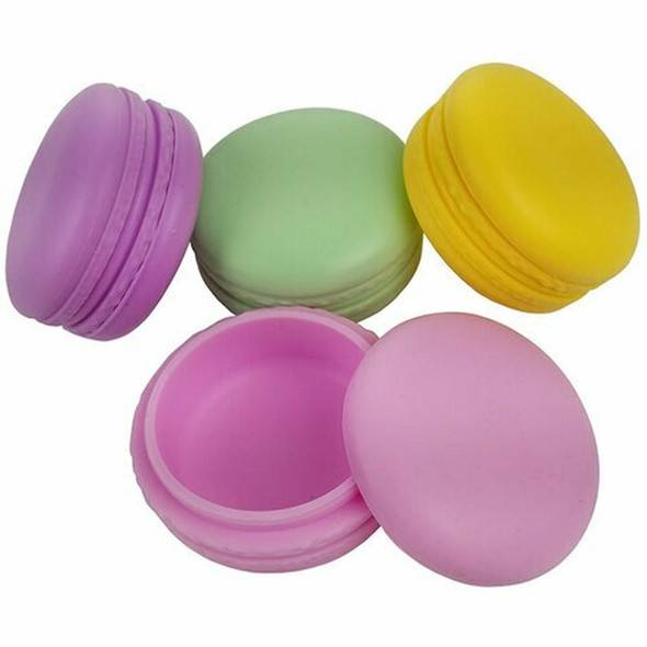  Silicone Macaron Wax Jar 20ml Assorted Colors 