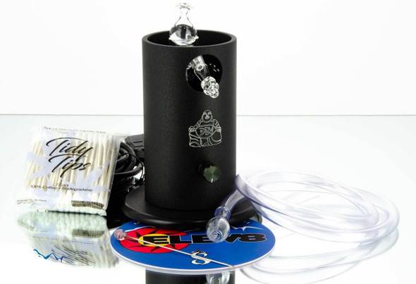 ELEV8 Glass Gallery Da Buddha Desktop E-Nail Dab Kit Black 