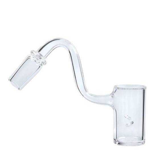 ELEV8 Glass Gallery Bent Neck Fully Weld Terp Typhoon Vortex Quartz Banger 14mm Male 55 Degree 