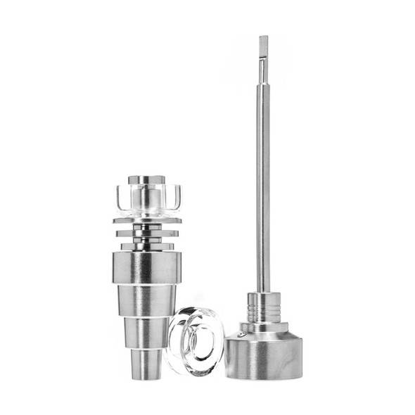 Blue Blood Titanium Hybrid Nail with Quartz Dishes and Sword Carb Cap Kit 