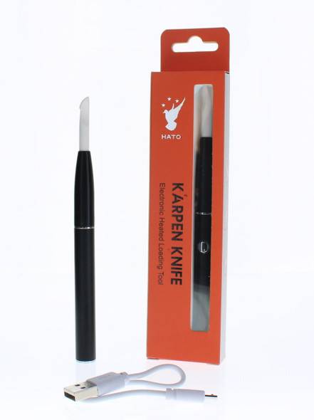 Hato Karpen Hot Knife: Ceramic Electric Heated Dab Tool: Black E-Dabber 