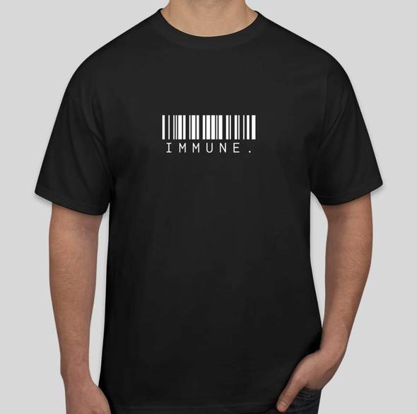 Relegated Renegades Immune - Scan This! Relegated Renegades T-Shirt 