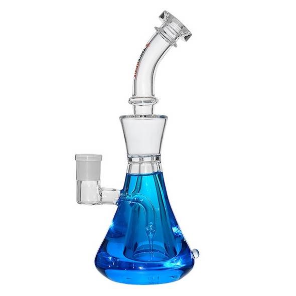 Frozen Bong - 8" Freezable Glycerin Bong Bell Blue
