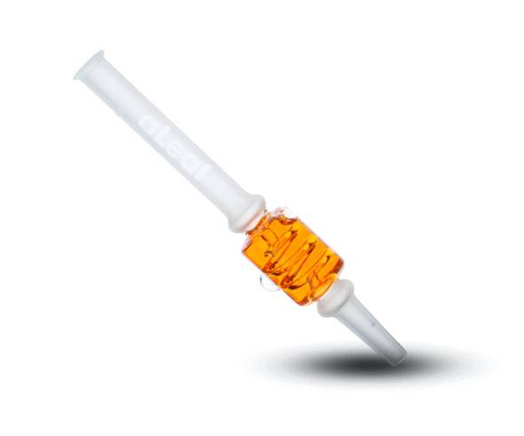 aLeaf 6.5" Freezable Nectar Collector with Frozen Glycerin Coil White 