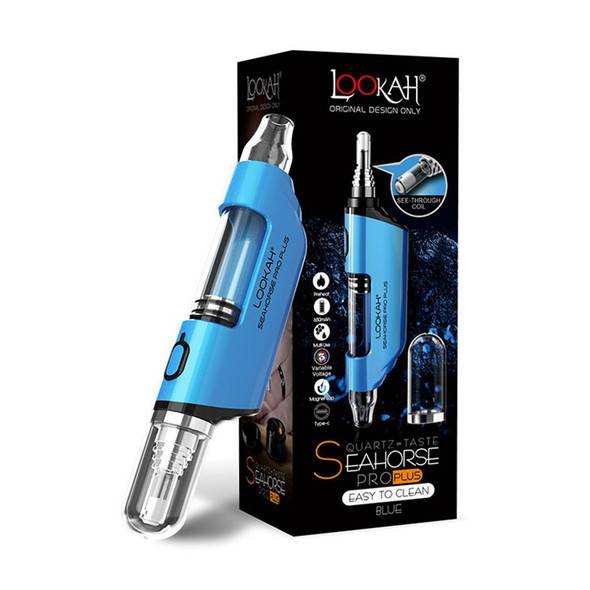 Lookah Seahorse Pro Plus Blue Electric Nectar Collector