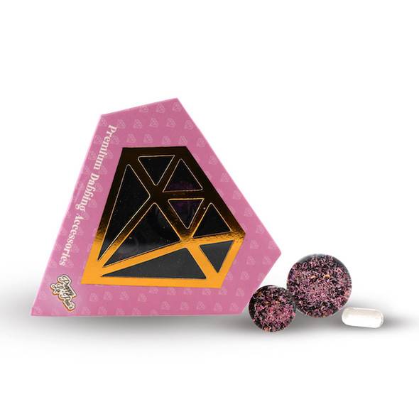 Terp Slurper Marble Pill Set: Purple Galaxy Dichro