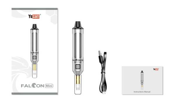YoCan Falcon Mini: Black - Electric Nectar Collector Dab Pen