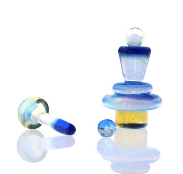 VapeBrat Terp Slurper Set: Opal UFO Slurper Set - 3 Pieces