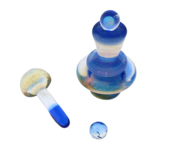 VapeBrat Terp Slurper Set: Opal UFO Slurper Set - 3 Pieces