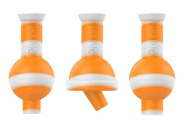  White Rhino Carb-It 3 in 1 Silicone Carb Cap: Glow Orange and White 