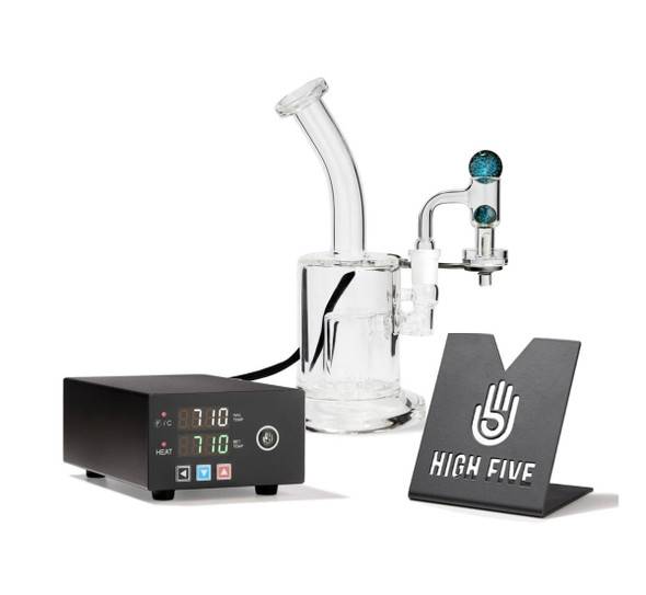 High Five Terp Slurper Enail Kit: High Five Micro Enail Terp Slurper 25mm E-Banger Dab Kit 