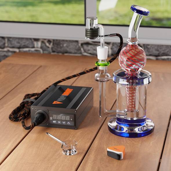20mm Mini Enail with 20mm Enail Coil and Quartz Banger