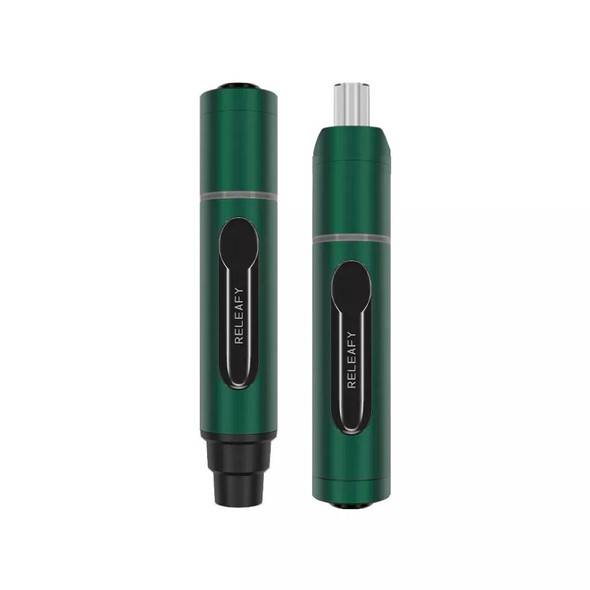  Releafy Glow: Mini Portable Enail Dab Vaporizer Kit - Green 