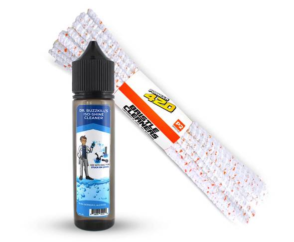 Electric Nectar Collector Cleaning Kit: 2oz Iso-Shine Alcohol Cleaner with 44 Cleaning Brushes 